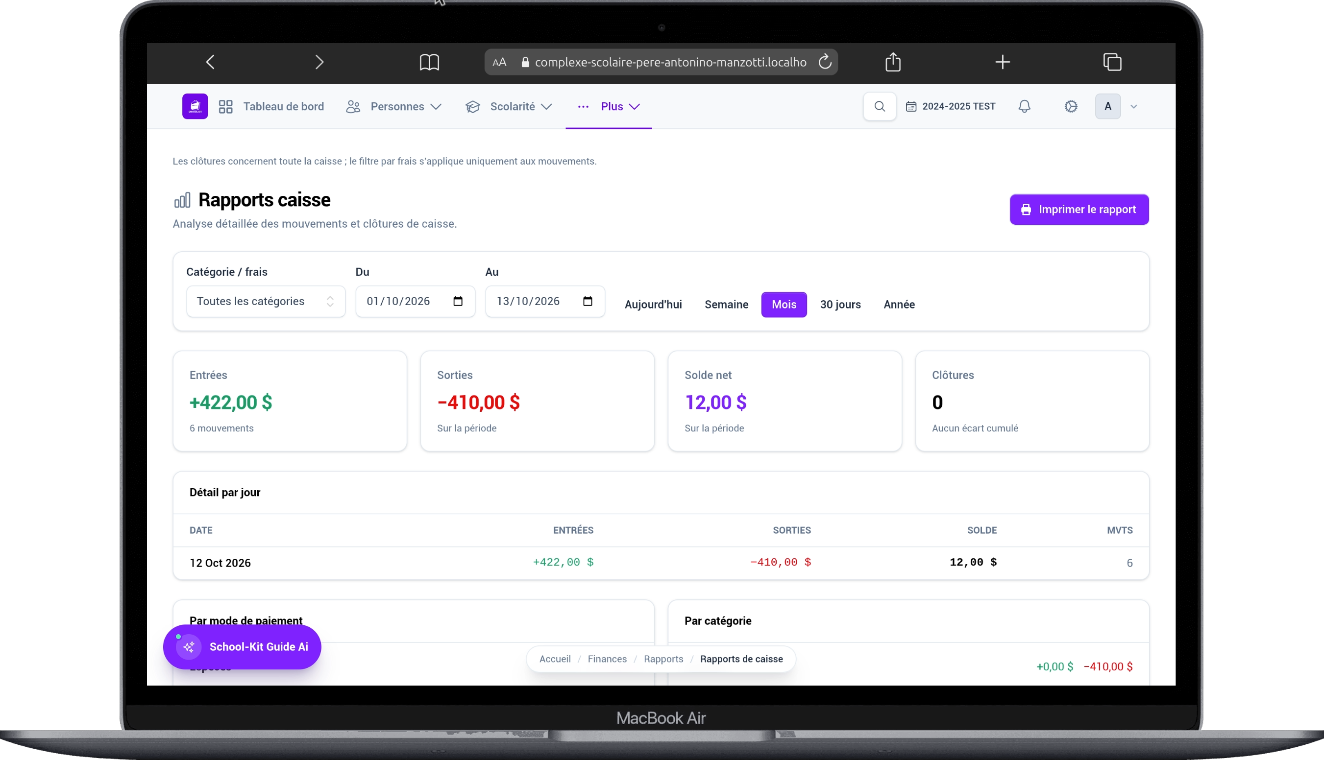 Gestion financière